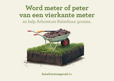 Affiche campagne Word meter of peter van een vierkante meter
